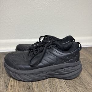 Hoka One One Womens Bondi SR 1110521 BBLC Black Running Shoes Sneakers Size 7